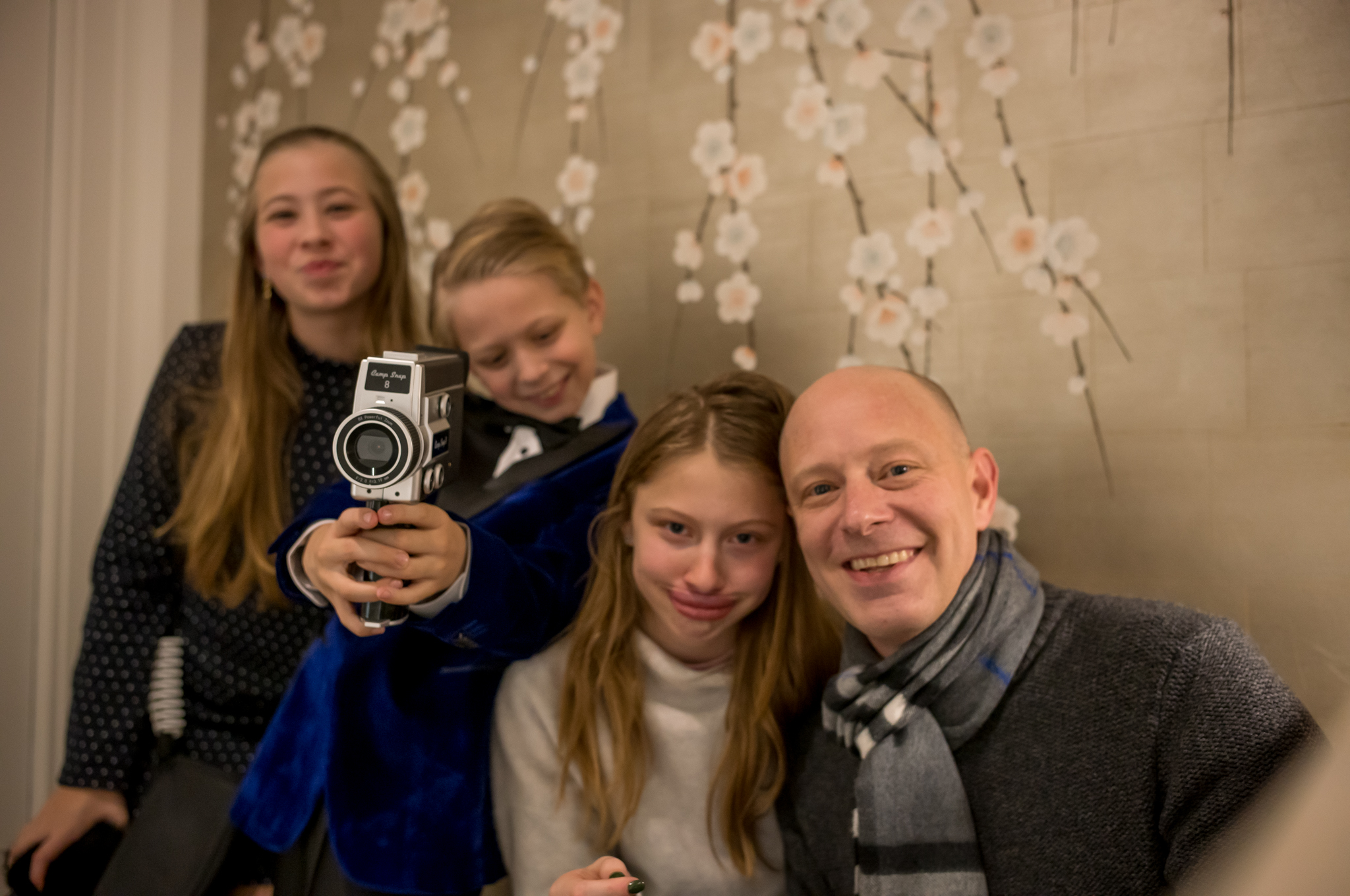 My family getting ready for the new year and capturing a pic as time passes by.